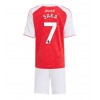 Arsenal Bukayo Saka #7 Hemmakläder Barn 2025-26 Kortärmad (+ Korta byxor)